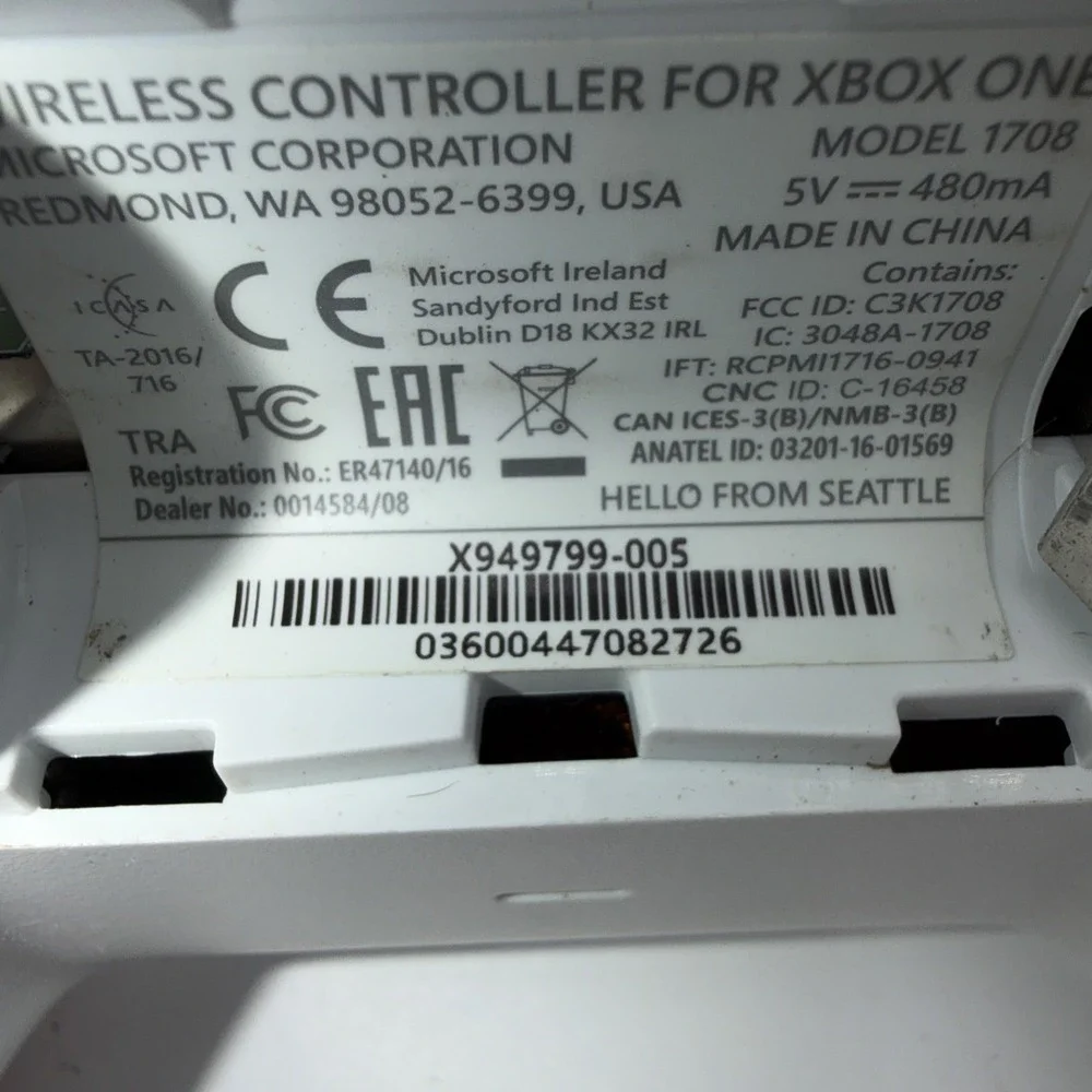 Microsoft xbox one